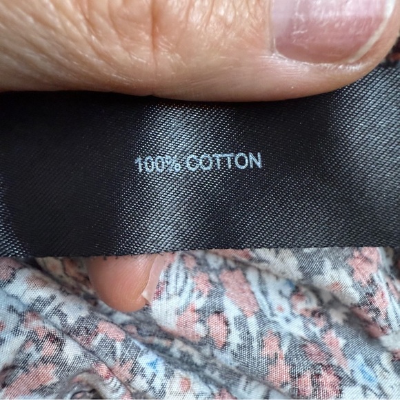 Denim & Flower | Brown Floral Button Down Shirt | Sz M - Picture 5 of 10